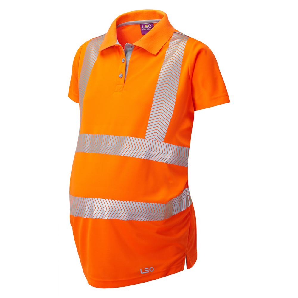 [PM03-O-LEO-S] LOVACOTT Leo EcoViz Performance+ Maternity Polo Shirt (S)