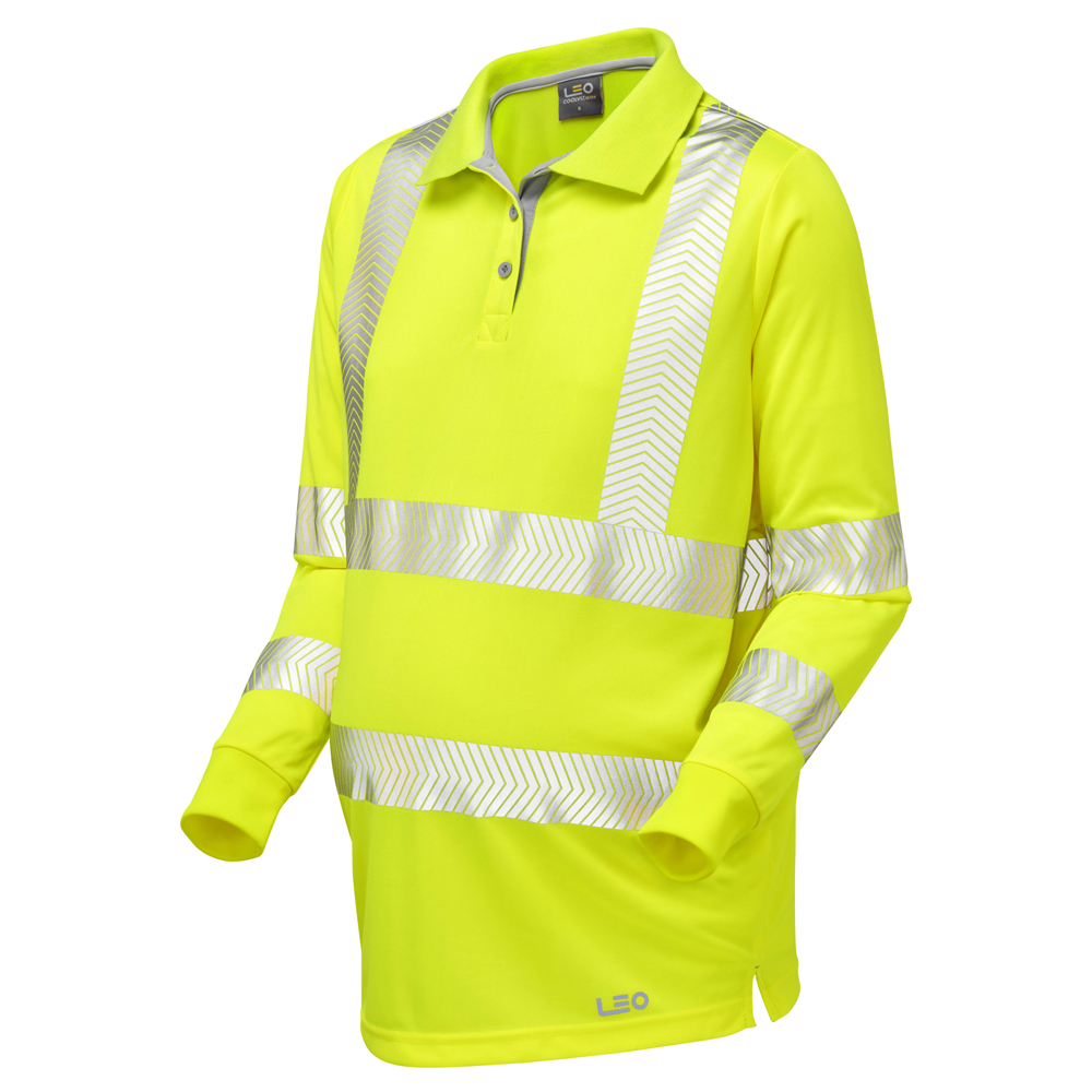 [PM08-Y-LEO-S] YARNACOTT Leo EcoViz Performance+ Maternity Sleeved Polo Shirt (S)