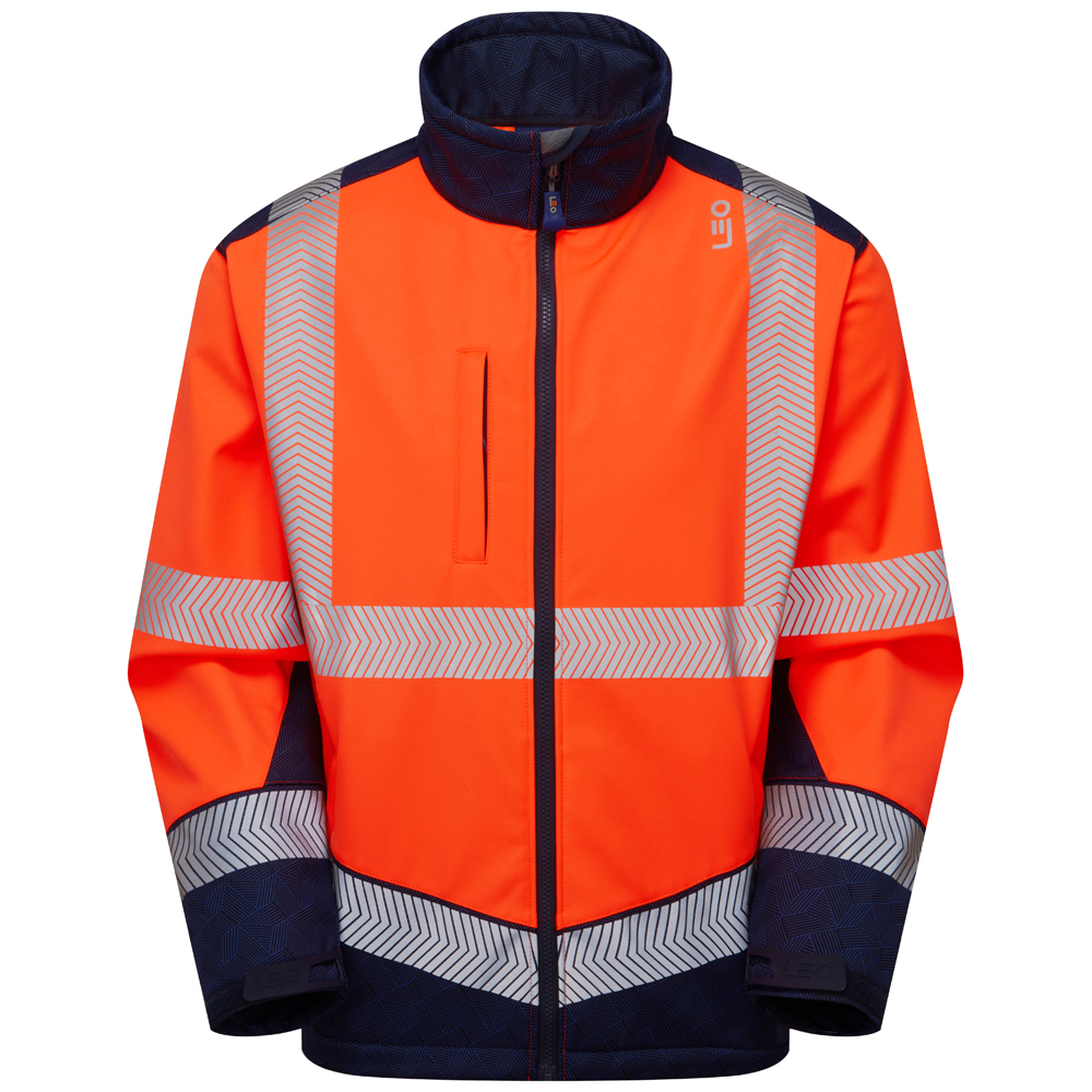 [SJ02-O/NP-LEO-S] BOWDEN Leo EcoViz Performance+ Softshell Jacket (S)