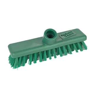 [B-DSGRS] Hard Bristle Deck Scrubber Brush Head 230mm Green