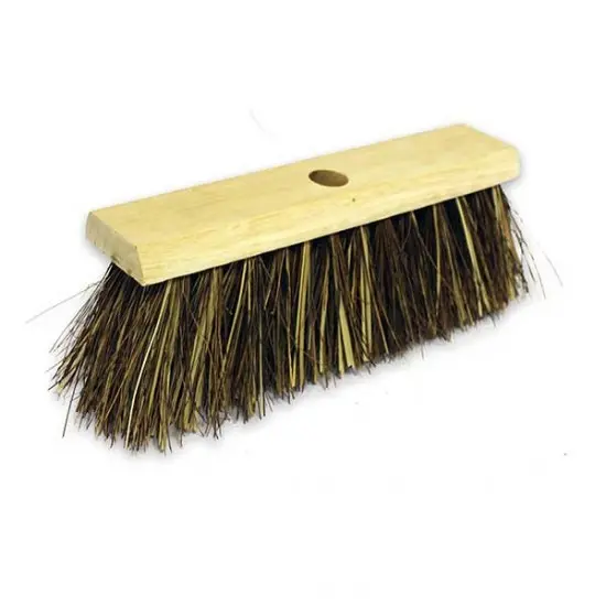 Heavy Duty Bassine Yard Brush Head 13"