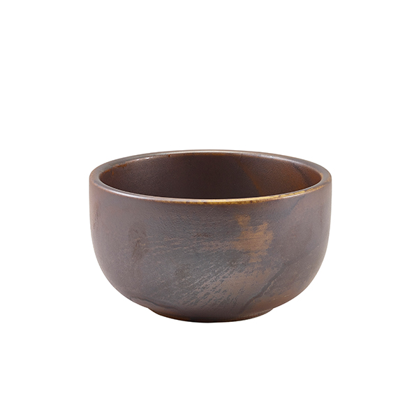 [BC-NBW-PRC12] Terra Porcelain Rustic Copper Round Bowl 12.5cm