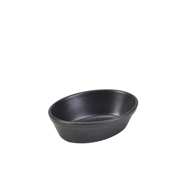 Cast Iron Effect Oval Pie Dish 16cm