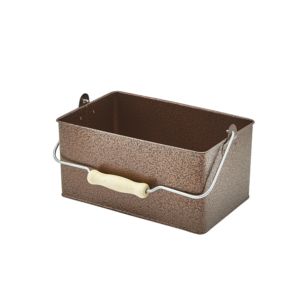 [BC-NGSHTC2415C] Rectangular Table Caddy 24.5 x 15.5 x 12.5cm Antique Copper