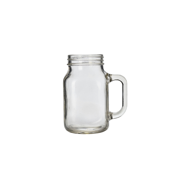 Genware Glass Mason Jar 50cl / 17.5oz 7.5 x 13cm (W x H)