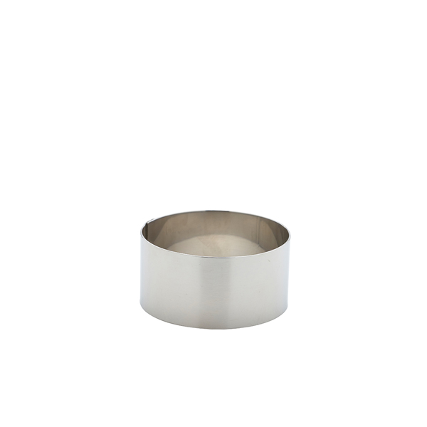Stainless Steel Mousse Ring 7x3.5cm 12 pack
