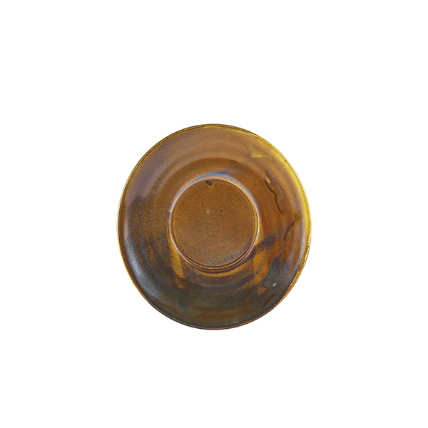 [BC-NSCR-PRC14] Terra Porcelain Rustic Copper Saucer 14.5cm