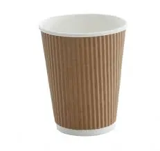 [BC-PC10] 12oz Triple Wall Ripple Kraft Cup (500)
