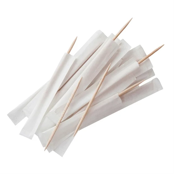 [BC-TP] Paper Wrapped Wooden Toothpick Pack 1000