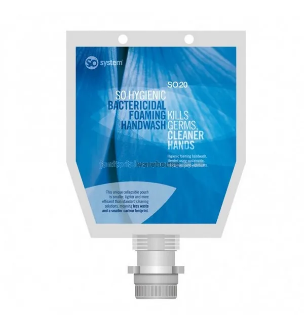 SO Hygienic Bactericidal Foaming Soap (3 x 1ltr)