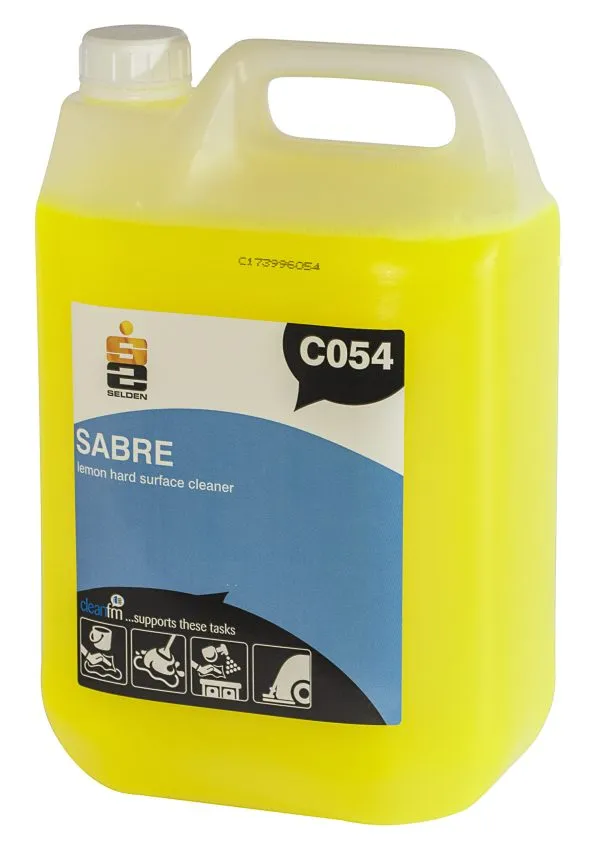 [C-JC0545SE] Sabre Lemon Hard Surface Cleaner (5 litres)