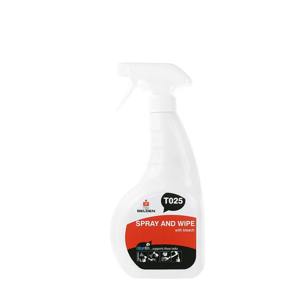Spray & Wipe with Bleach Bact. Cleaner/Mould Remover (750ml)