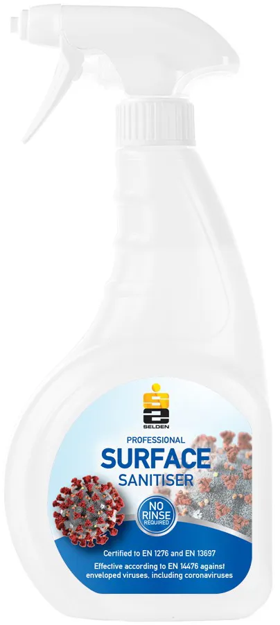 [C-JT100750SE] Professional Surface Sanitiser 750ml (EN14476) [750ml]