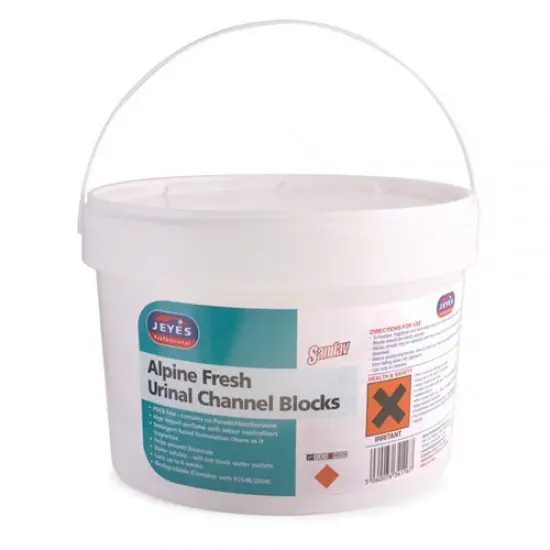 [C-JYCB13KGSE] Jeyes Pine Fresh Urinal Blocks 3kg Tub