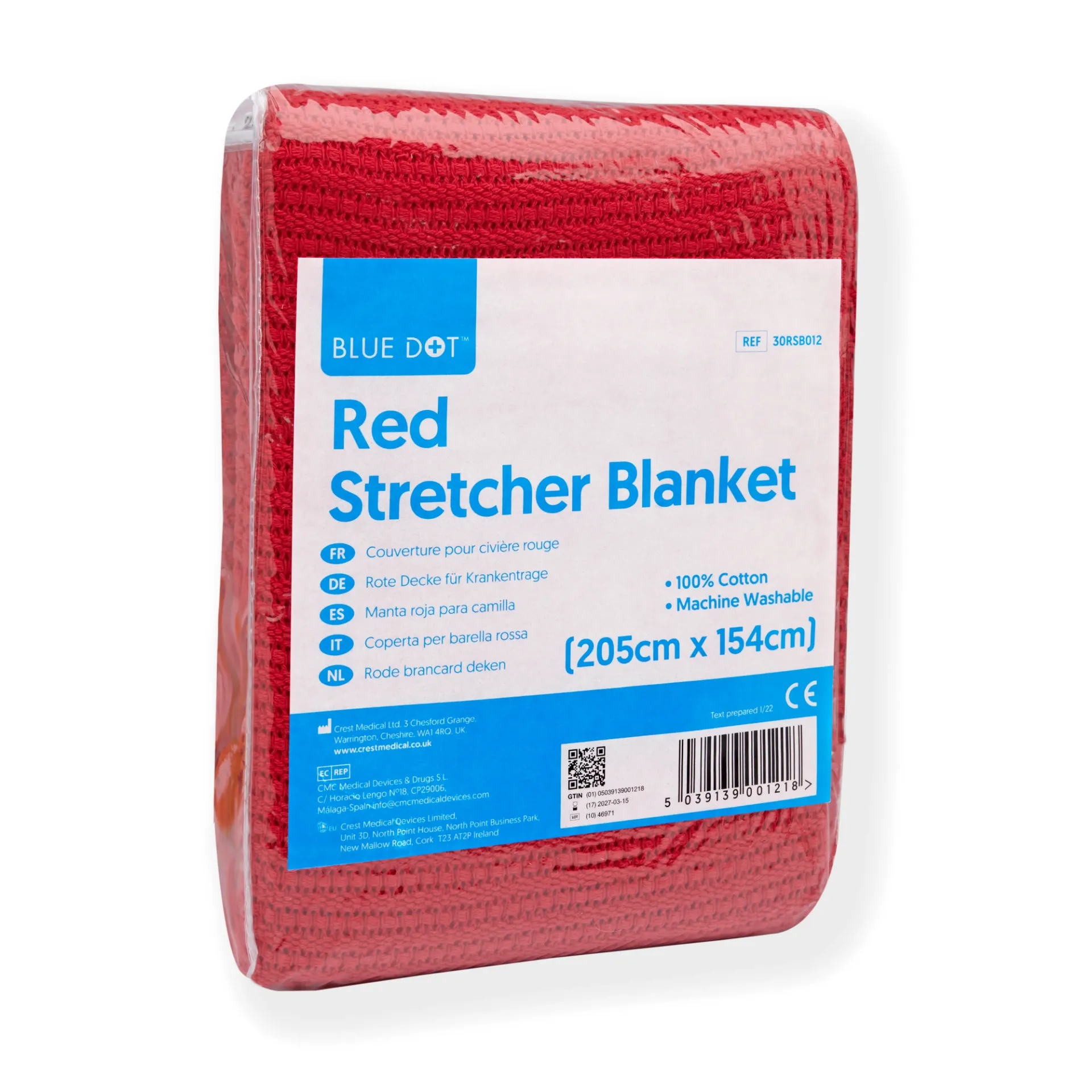 [FA-SB152X203CR] Stretcher Blanket 152 x 203cm