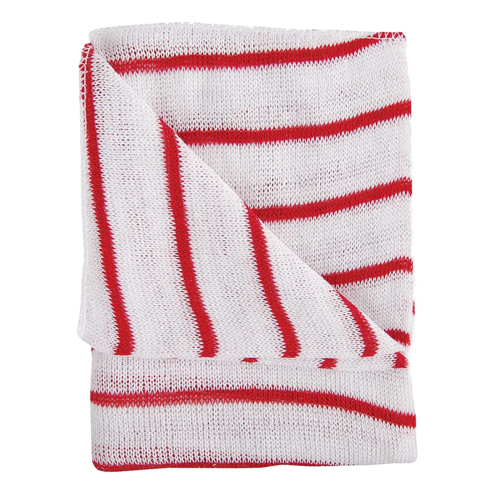 Red Colour Coded Dish Cloths (10)