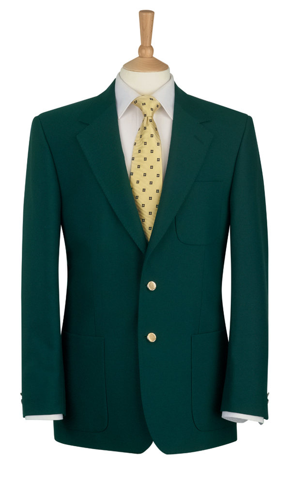 Brook Taverner Henley Blazer (Black, 34 Regular, Short)