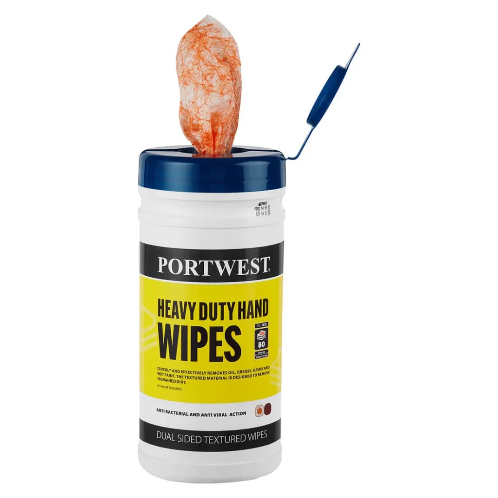 [J-HWIW30PW] Heavy Duty Hand Wipes (IW30) 50 Wipes Tub