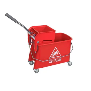 [J-KBSR20RS] Speedy Kentucky Bucket c/w Wringer, 20 litre [Red]
