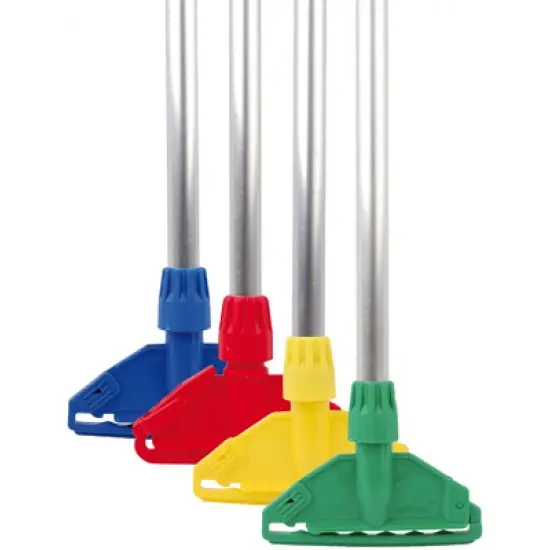 Blue Alloy Mop Shaft with Plastic Kentucky Fitting