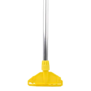 [J-KMSYRS] Yellow Alloy Mop Shaft with Plastic Kentucky Fitting