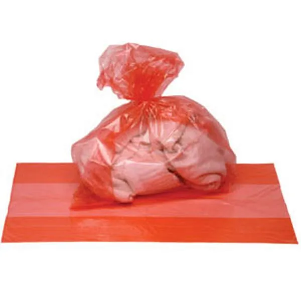 [J-LBSR200] Laundry Bags Soluble, Red, 18*28*28 Pack of 200