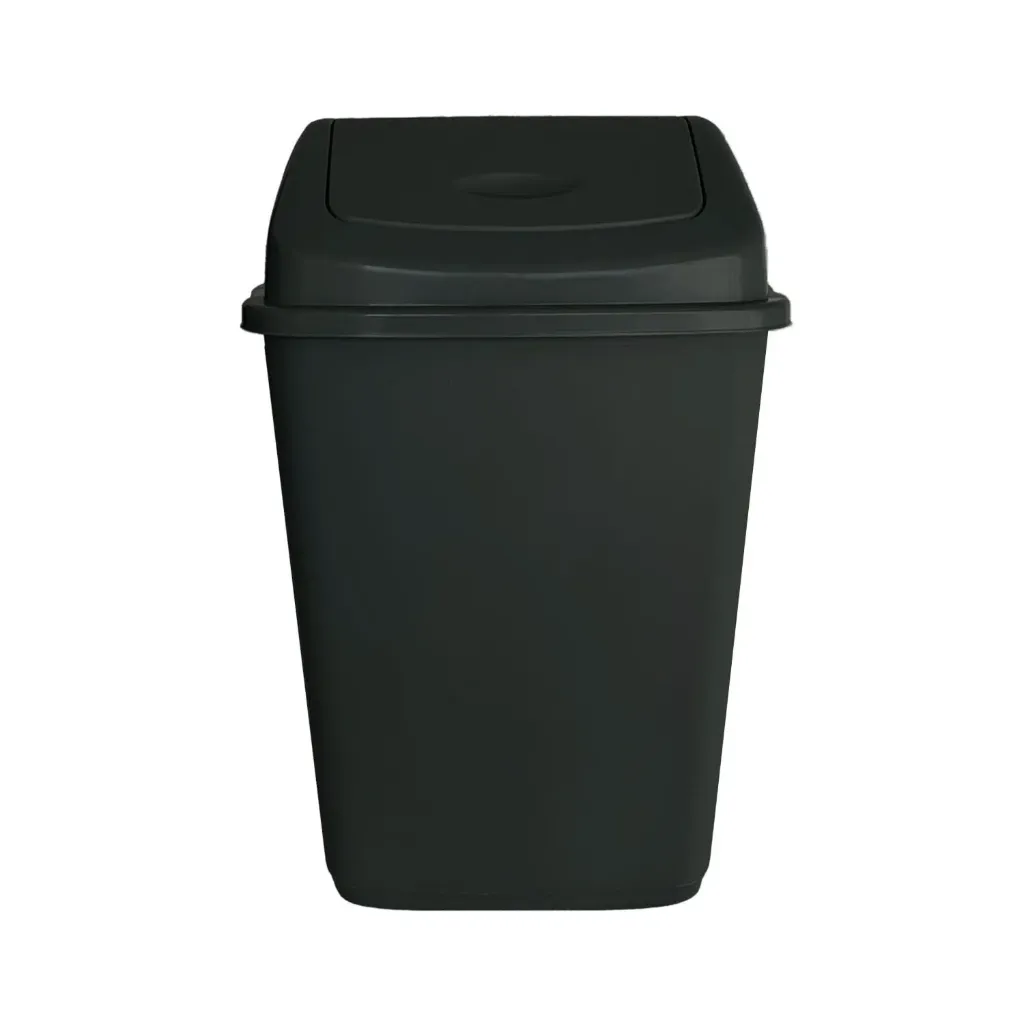 [J-SBB] Black 60 Litre Flip Top Bin