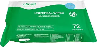 [J-SWCW72] Clinell Surface Wipes, 72 pack