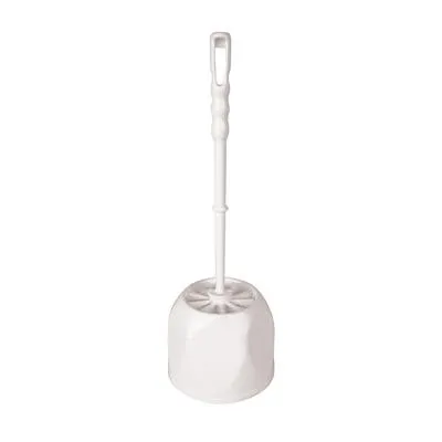 White Toilet Brush & Holder