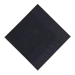 [P-BN242AT] 2Ply 24cm Black Cocktail Napkin (4000)