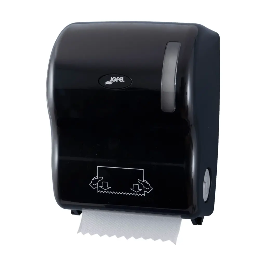 Black Jofel Auto-Cut Hand Towel Dispenser