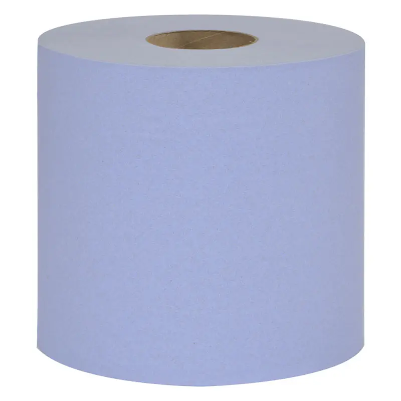 [P-HTRBLJB] Blue 1Ply Embossed Roll Towel (Auto-cut) (6 Rolls)