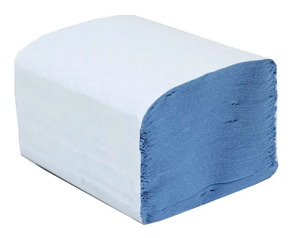 1-Ply Blue V-Fold Mini H-Towels [7200]