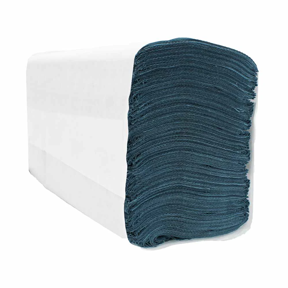 [P-HTZB1JB] 1 Ply Blue Z-Fold Hand Towel (3000)
