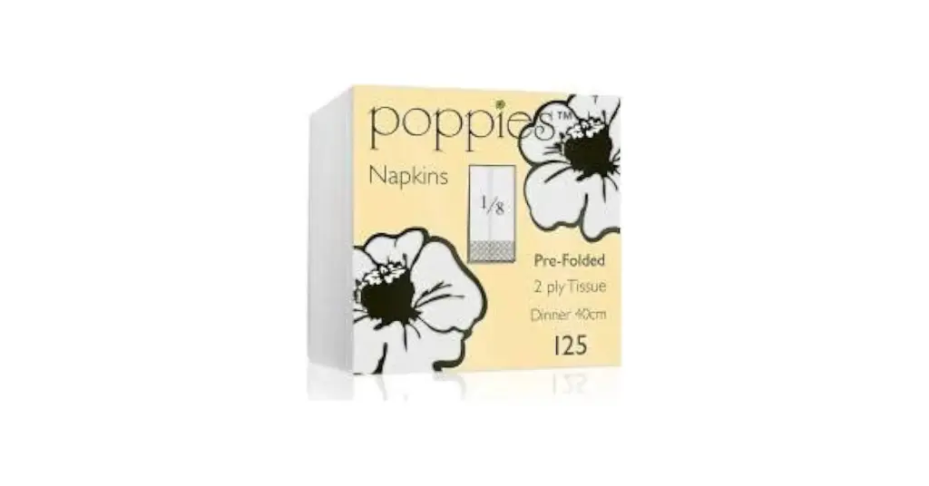 [P-WN4028AT] 2ply 40cm White Napkins [8 FOLD] (2000 pack)