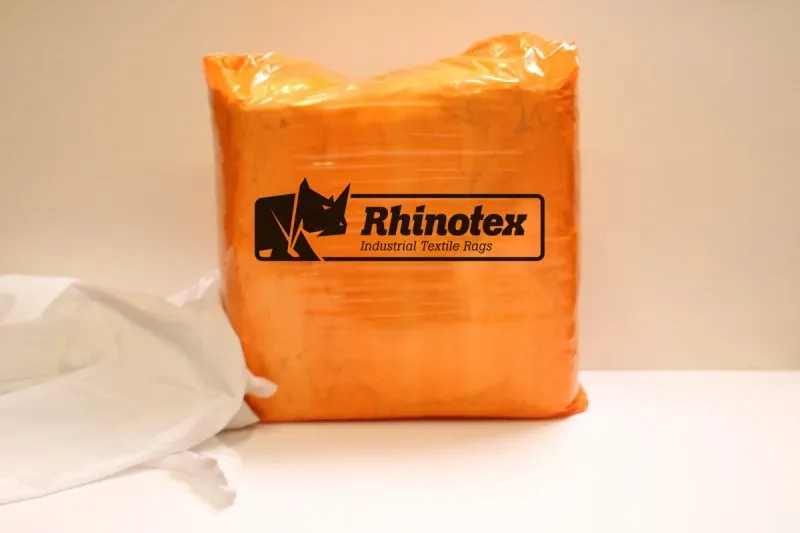 [R-WDPC] White Cotton Sheeting Wiping Rags
