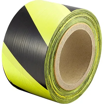 Yellow/Black Barrier Tape (500m x 75mm)