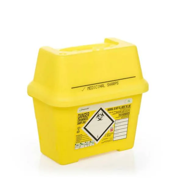 Sharps Box for Hazardous Waste 2 Litres