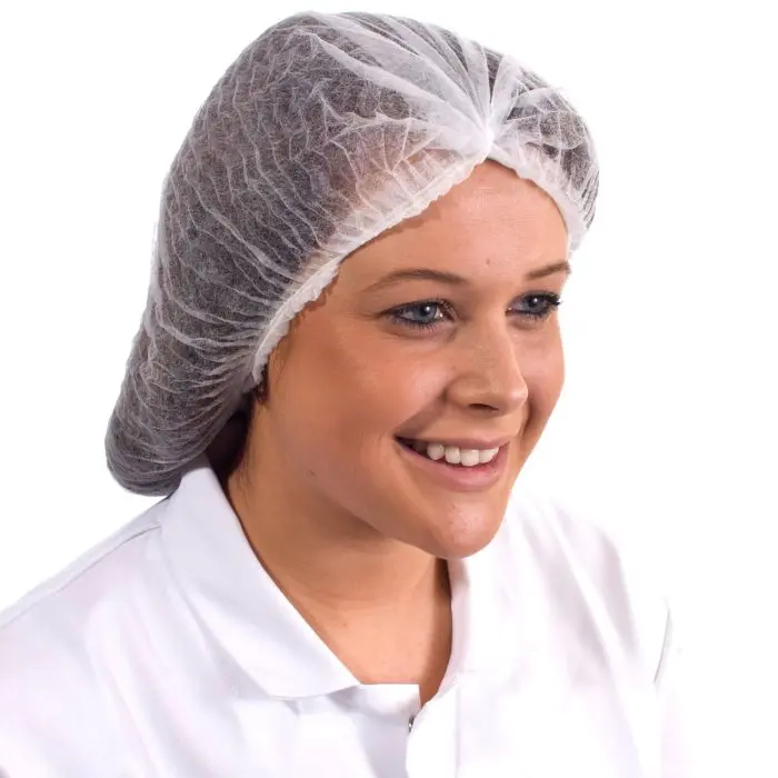 [W-DMCW] Disposable White Mob Caps (100)