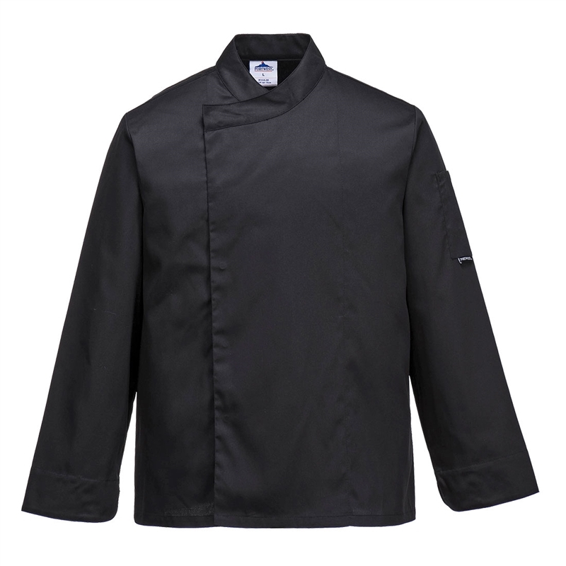 Cross-Over Chefs Jacket (Black)