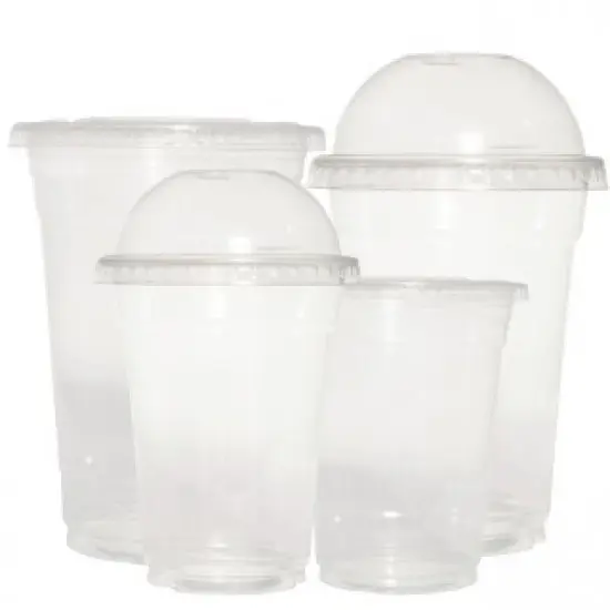 90mm PET Plastic Dome Smoothie Lids for JB12D
