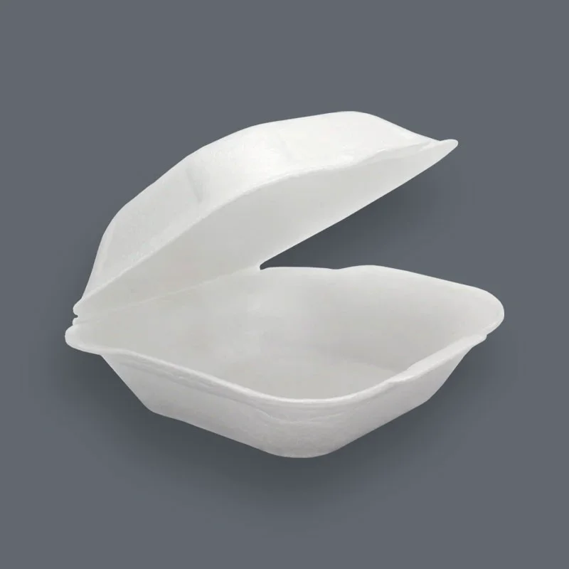 [BC-PBHB6] HP6 Polystyrene Hot Food Box [5.8x5.5x3"] 500 pack (burger)