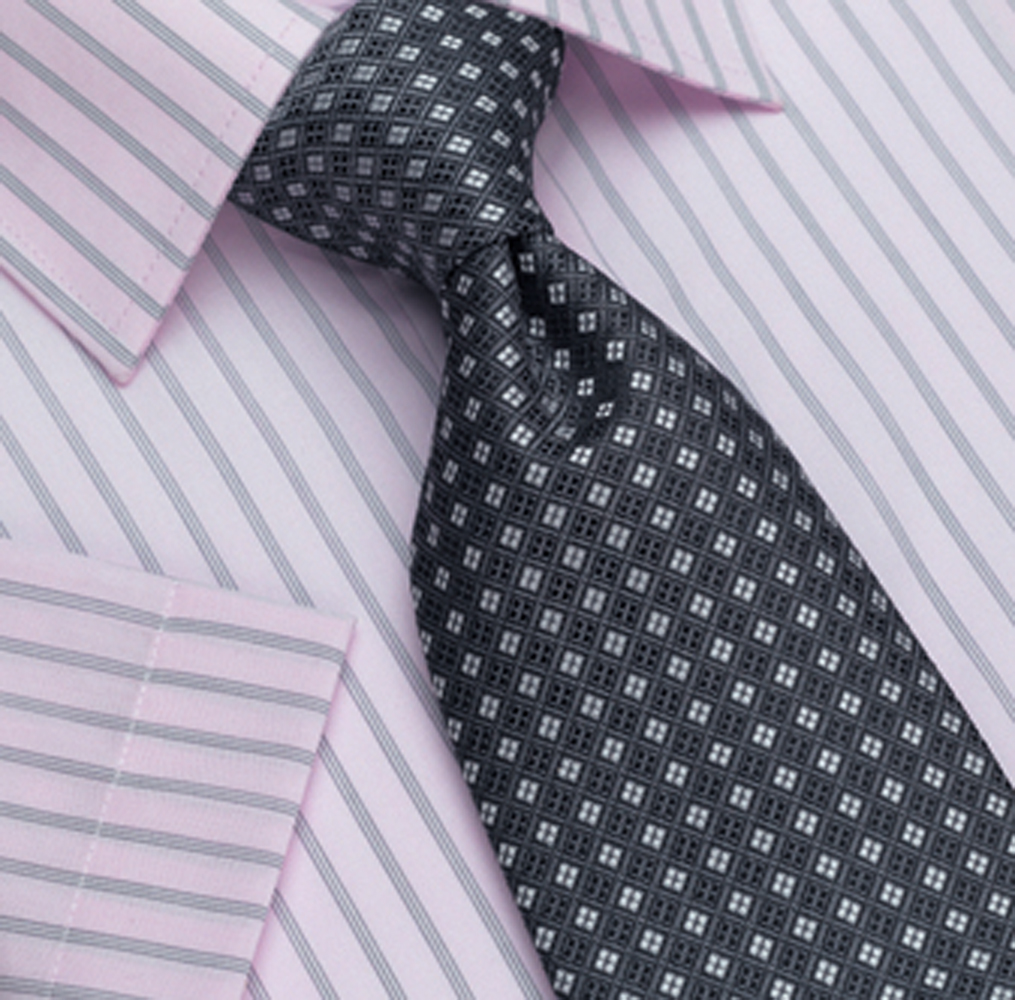 Brook Taverner Mens Roccella Shirt (Blue/White Stripe, 14.5inch)