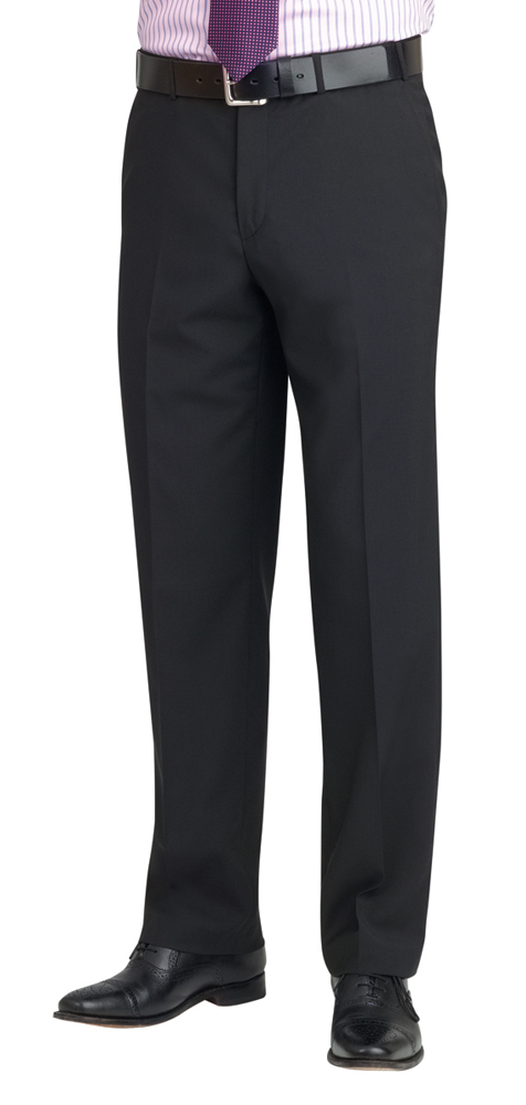 Brook Taverner Giglio Trouser (Black, 31.5 Regular, 28)