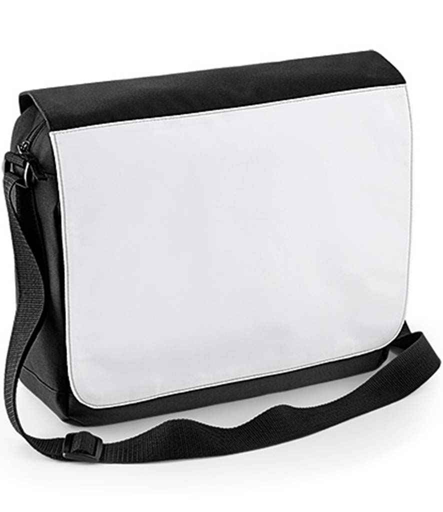 [BG965 BLK ONE] BagBase Sublimation Messenger Bag