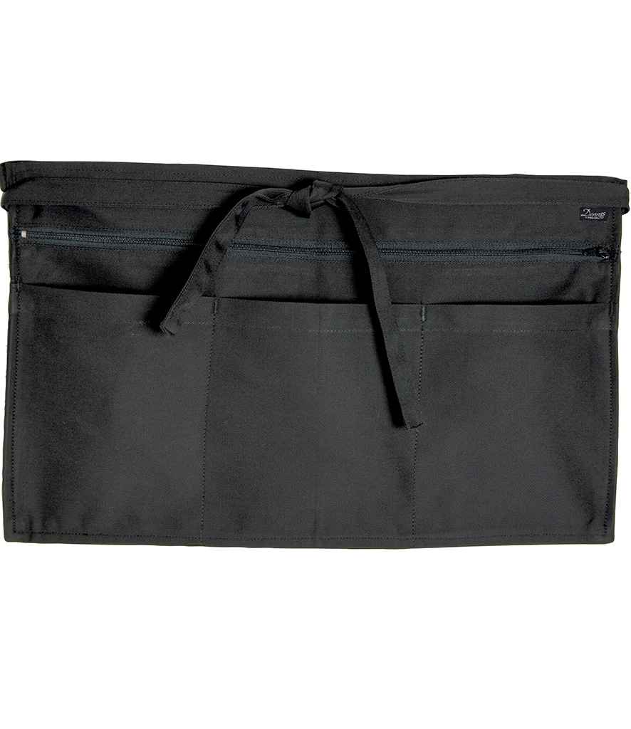 [DE125 BLK ONE] Dennys Zip Pocket Apron