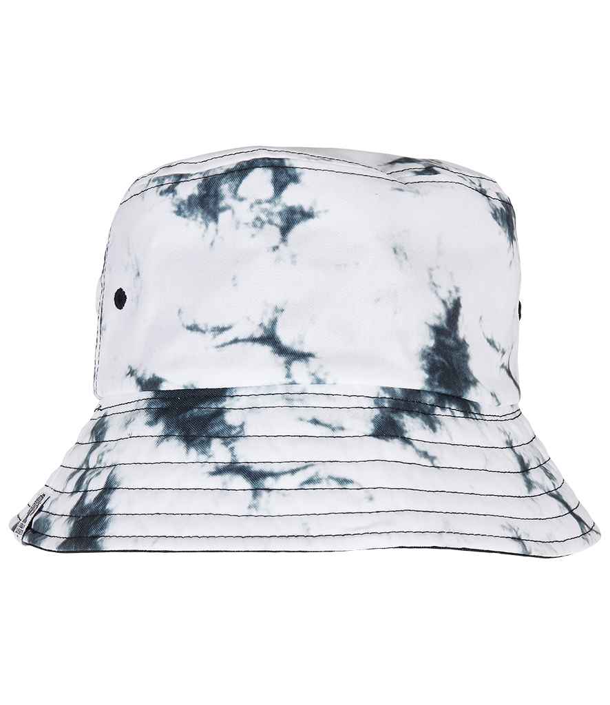 [F5003BD BK/WH ONE] Flexfit Batik Dye Reversible Bucket Hat