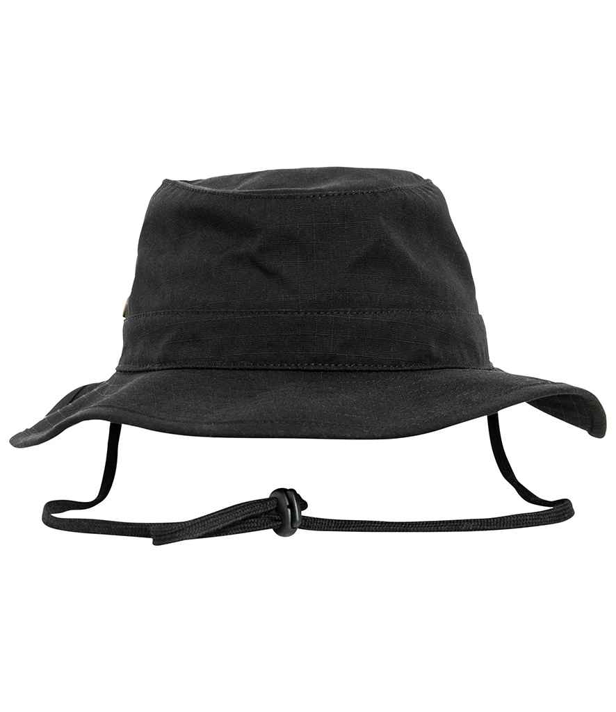 [F5004AH BLK ONE] Flexfit Angler Hat
