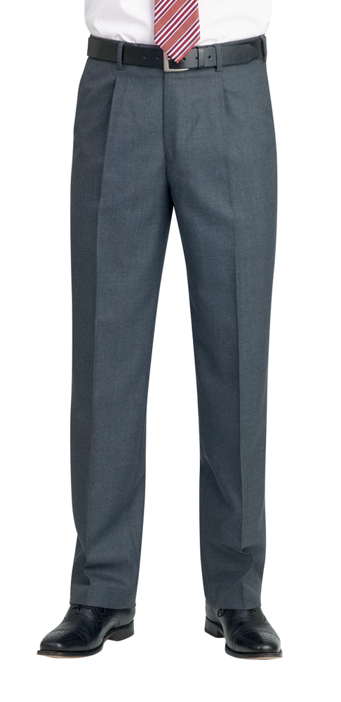 Brook Taverner Branmarket Trouser (Black, 31.5 Regular, 30)