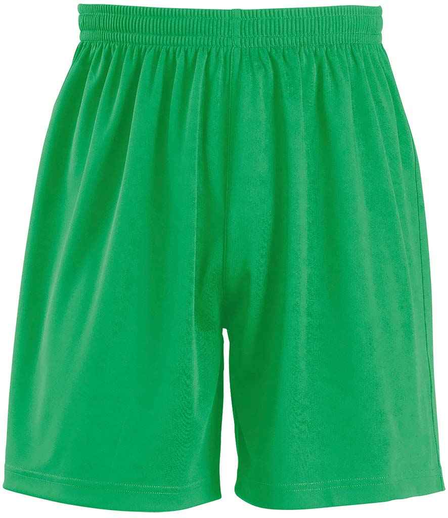 [01221 BGN S] SOL'S San Siro 2 Shorts (Bright Green, S)